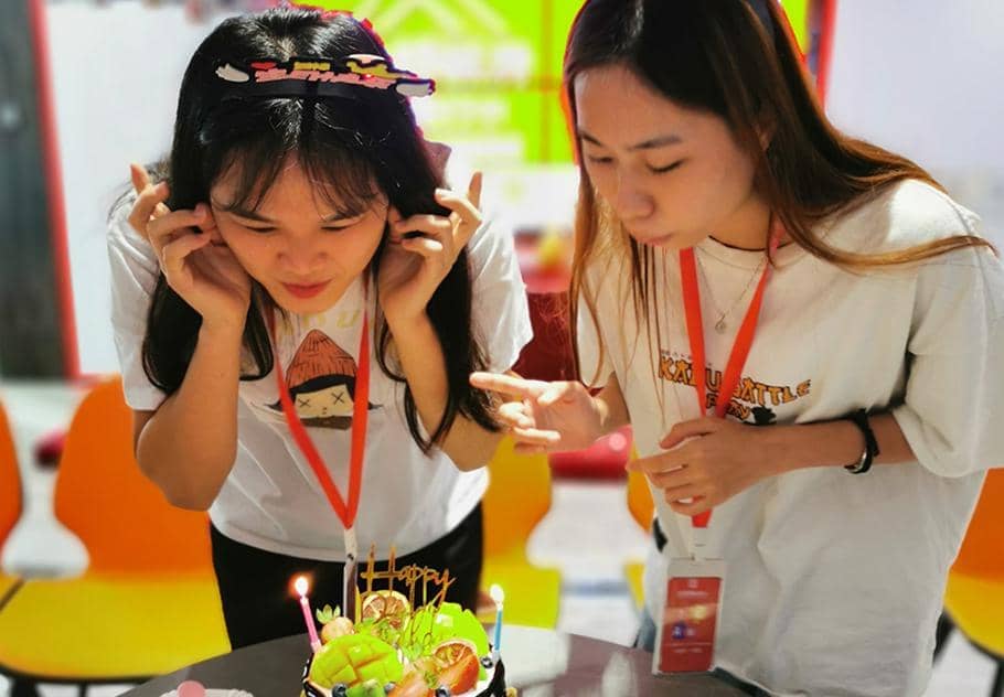 凌筑大家庭-八月份员工生日会！